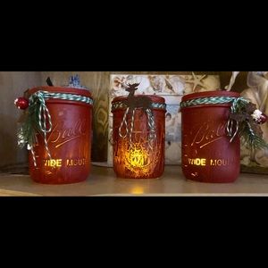 Mason jar luminaries